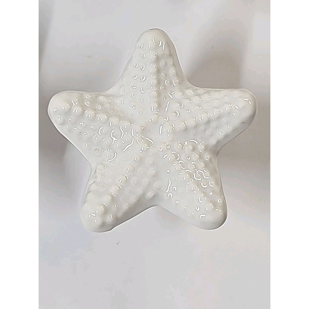 6 Pack Hoement Elegant Ceramic Starfish Handle Boho Style Knob for Dresser... - Picture 3 of 5